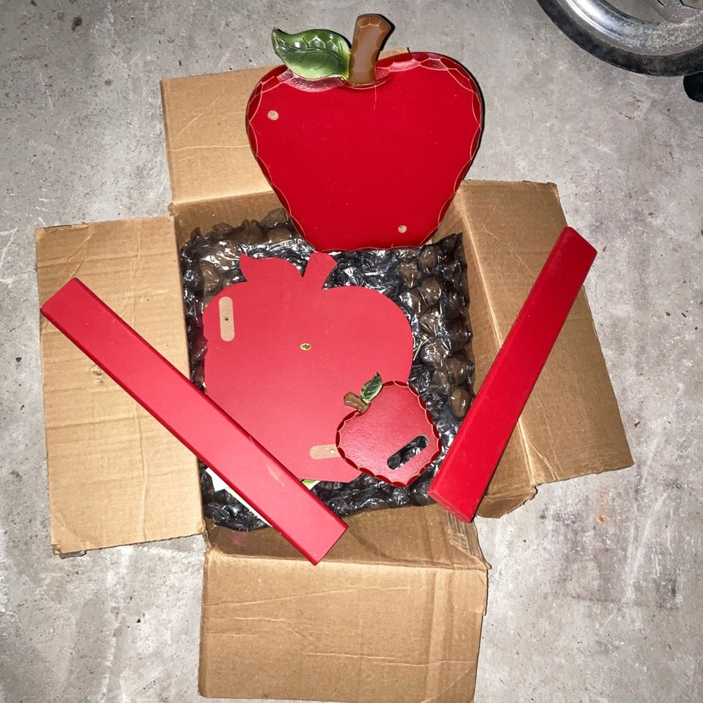 Apple cookbook holder